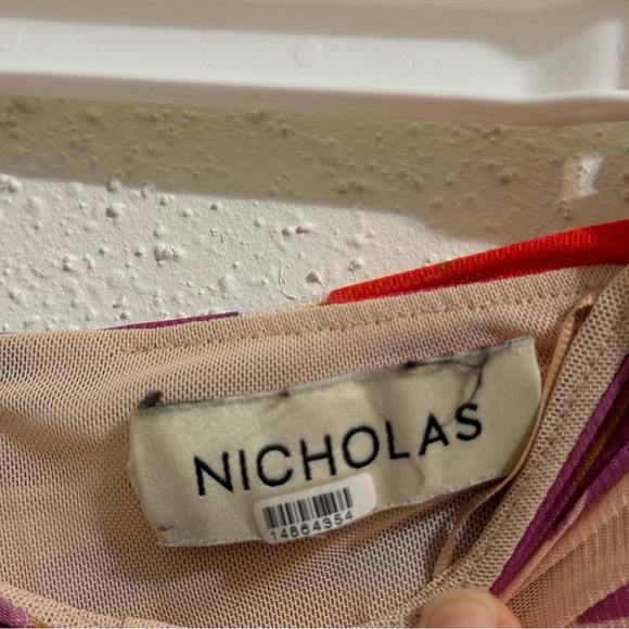 Nicholas Asymmetric Multicolor Mabel Midi Skirt - Size 2 - Picture 3 of 14